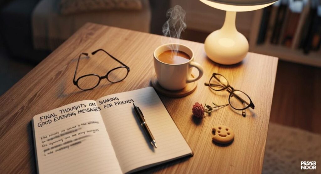 Final Thoughts on Sharing Good Evening Messages for Friends