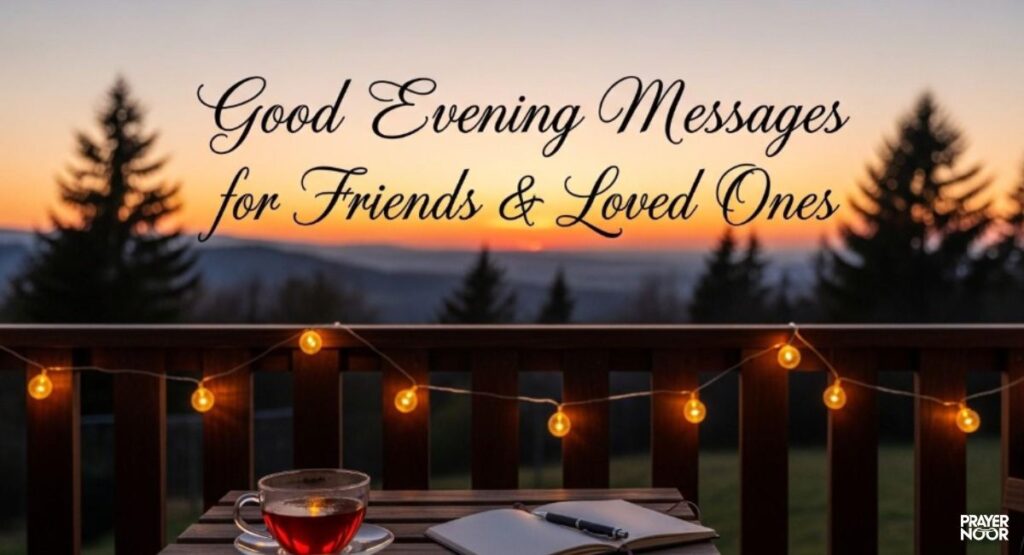 Good Evening Messages for Friends & Loved Ones 