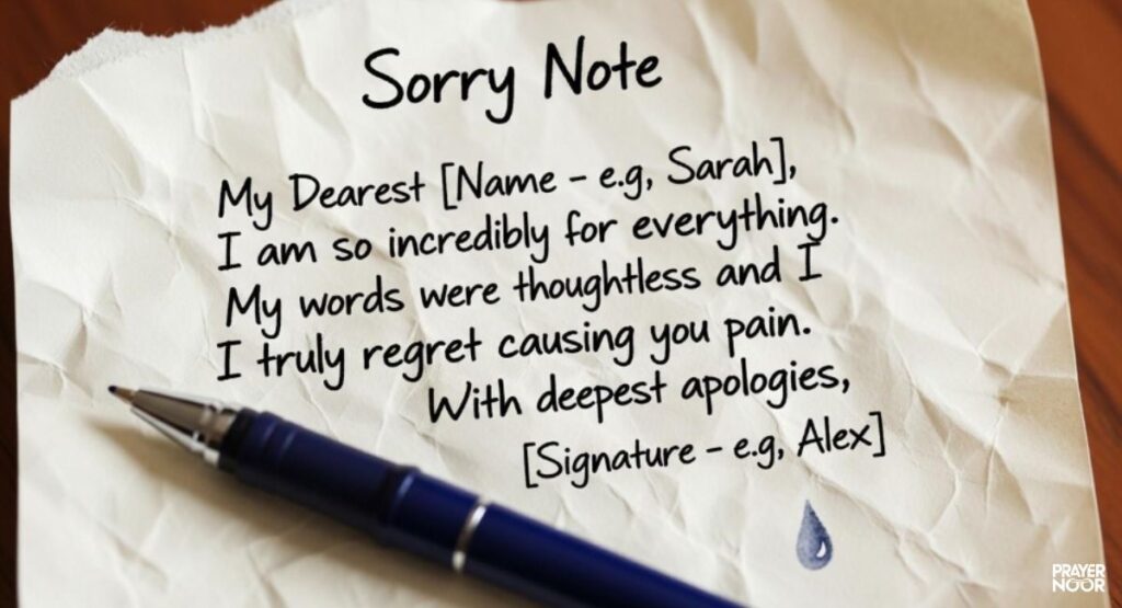 Heart-Touching Ways to Say Sorry – Sincere Apology Tips