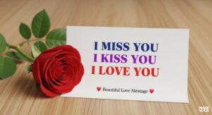 i miss you message for her