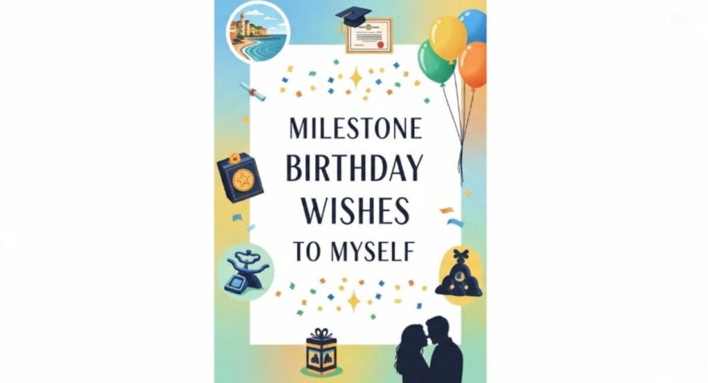 Milestone Birthday Wishes to Myself (18, 21, 30, 40, 50)
