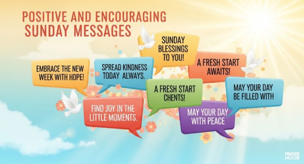 Positive and Encouraging Sunday Messages
