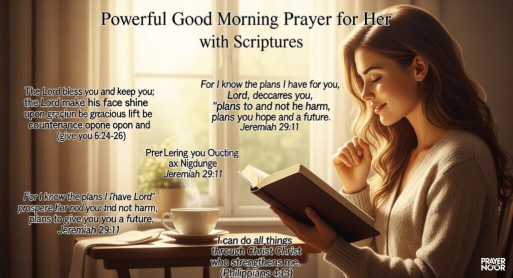 Powerful Good Morning Prayer for Her with Scripture