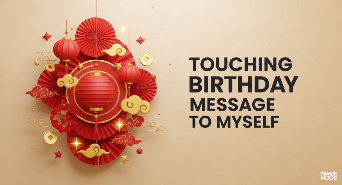 touching birthday message to myself