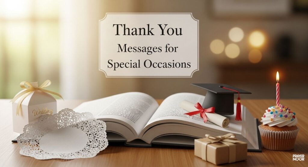 Thank You Messages for Special Occasions 