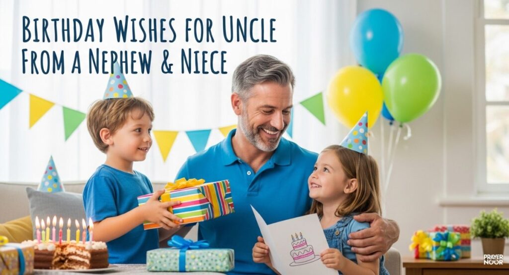 Birthday Wishes for Uncle from Nephew & Niece 