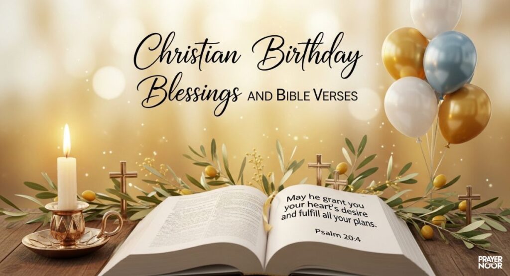 Christian Birthday Blessings and Bible Verses 