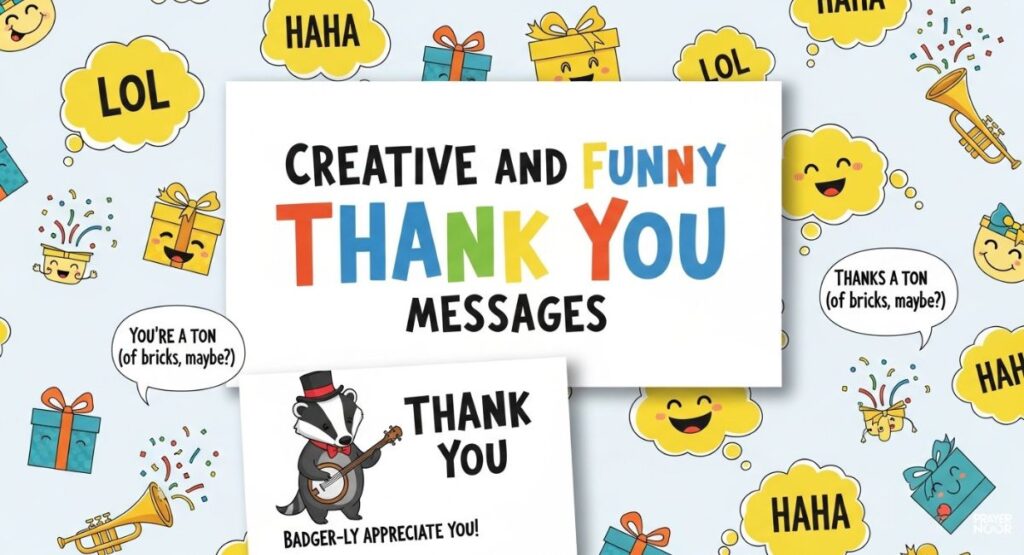 Creative and Funny Thank You Messages 