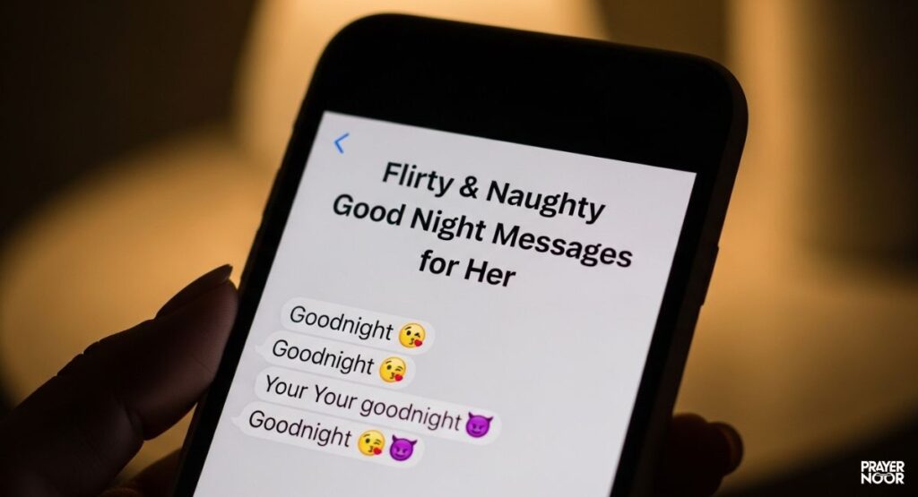 Flirty & Naughty Good Night Messages for Her 