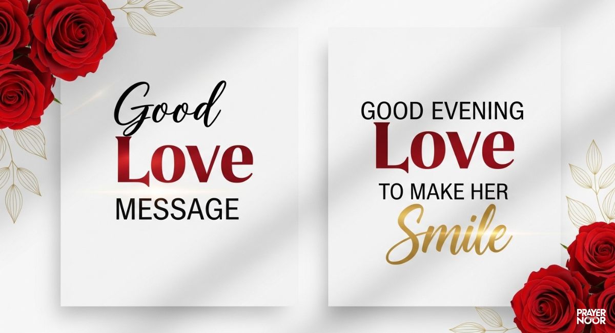 good evening message to my love