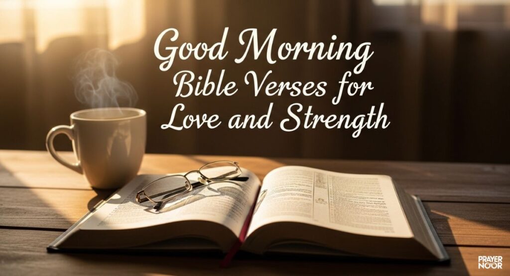 Good Morning Bible Verses for Love and Strength 