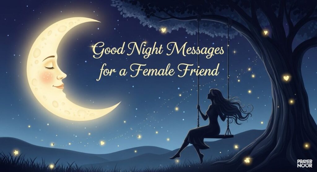 Good Night Messages for a Female Friend 