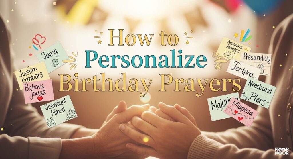 How to Personalize Birthday Prayers 