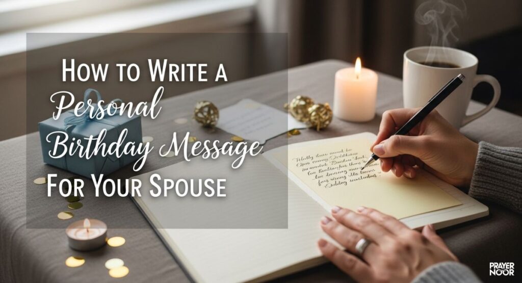 How to Write a Personal Birthday Message for Your Spouse