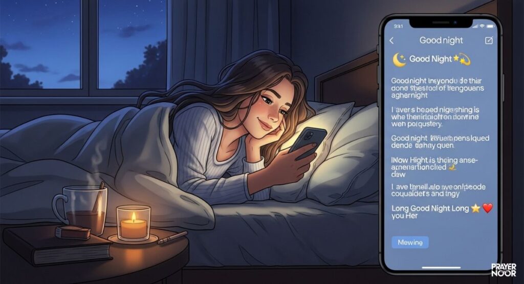 Long Good Night Messages for Her