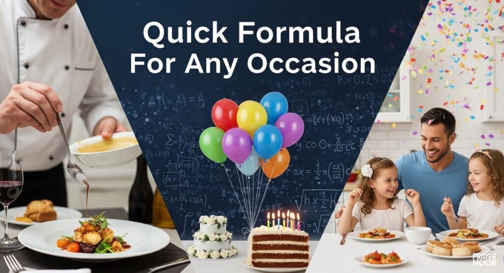 Quick Formula For Any Occasion 