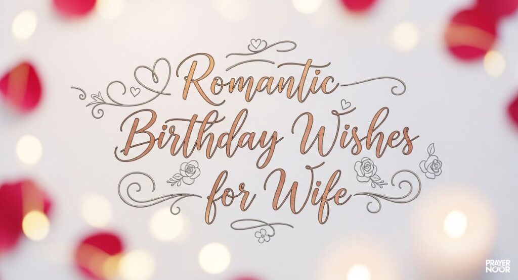 Romantic Birthday Wishes for Wife