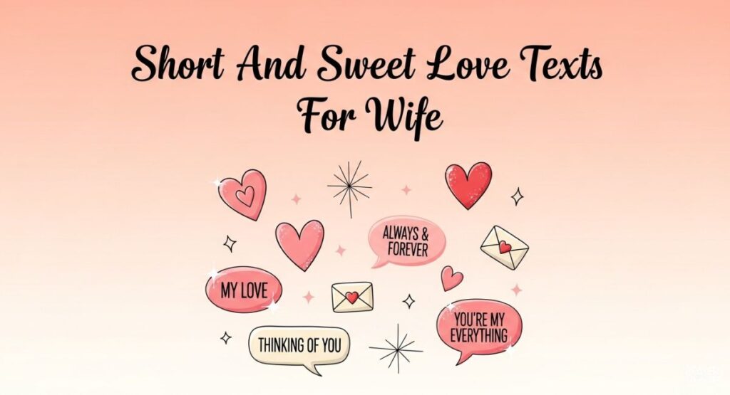 Short And Sweet Love Texts For Wife 