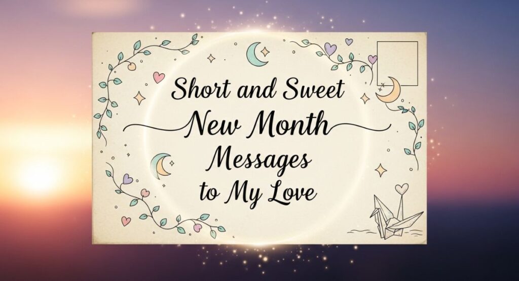Short and Sweet New Month Messages to My Love 