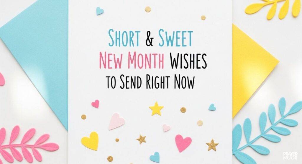 Short & Sweet New Month Wishes to Send Right Now