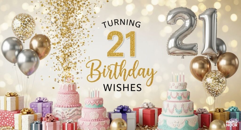 Turning 21 Birthday Wishes 