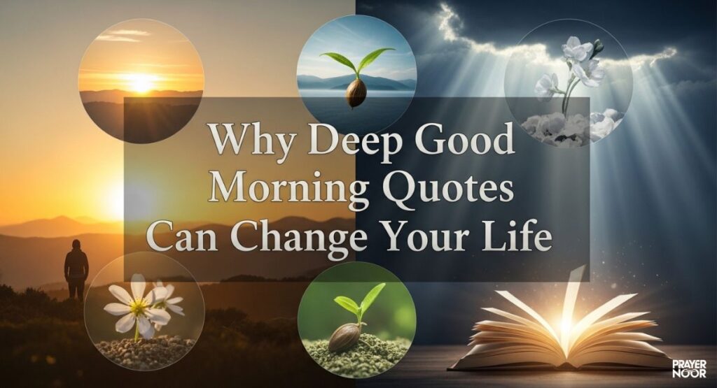 Why Deep Good Morning Quotes Can Change Your Life