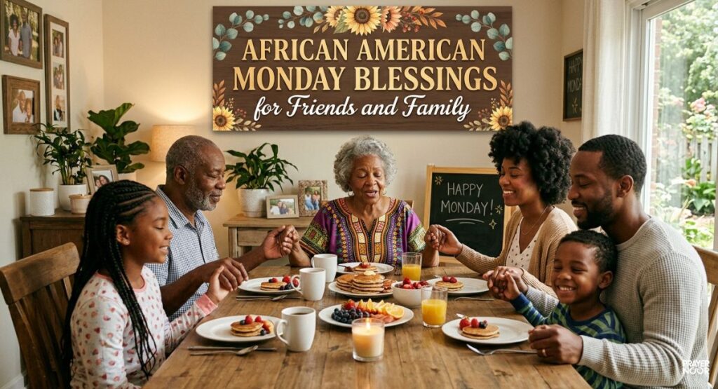African American Monday Blessings for Friends and Family