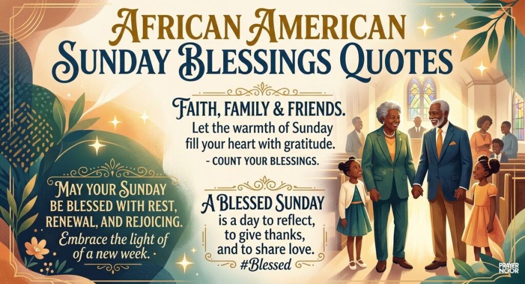 African American Sunday Blessings Quotes