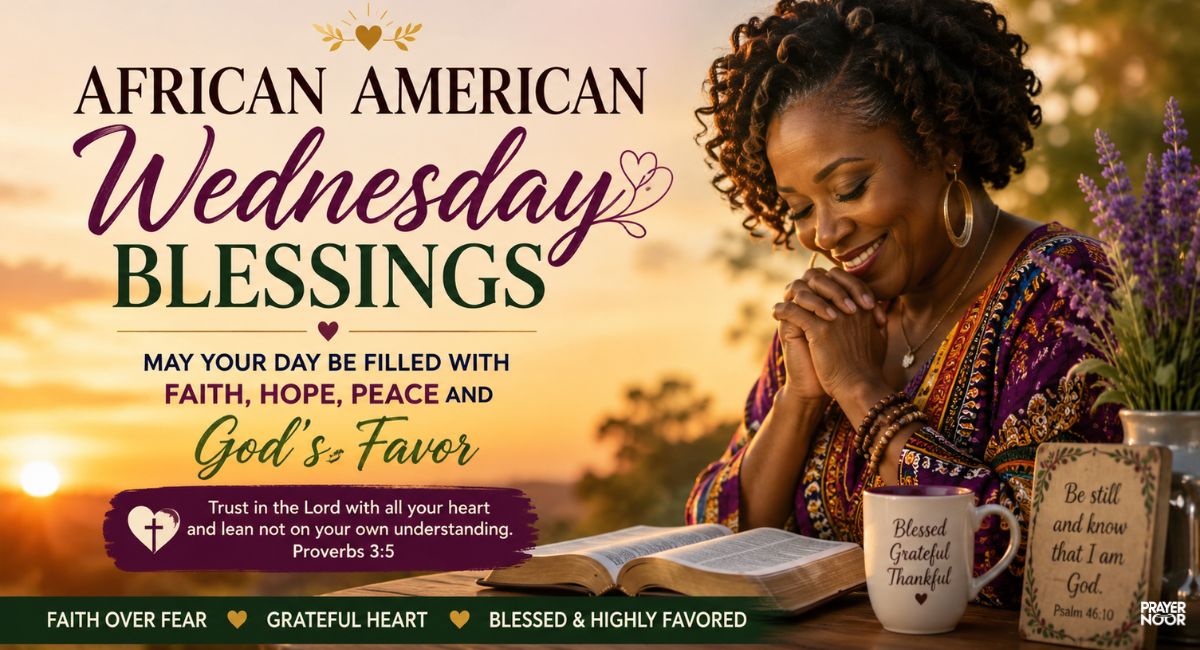 african american wednesday blessings