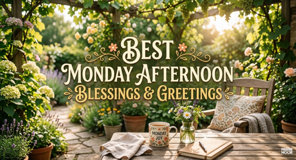 Best Monday Afternoon Blessings and Greetings