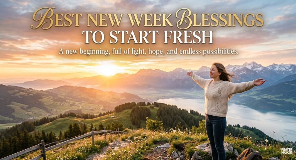 Best New Week Blessings to Start Fresh