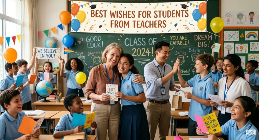 Best Wishes for Students from Teachers
