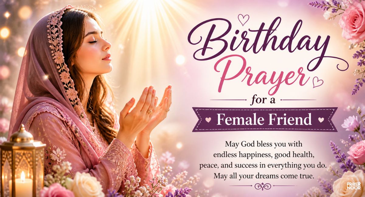 birthday prayer for a female friend