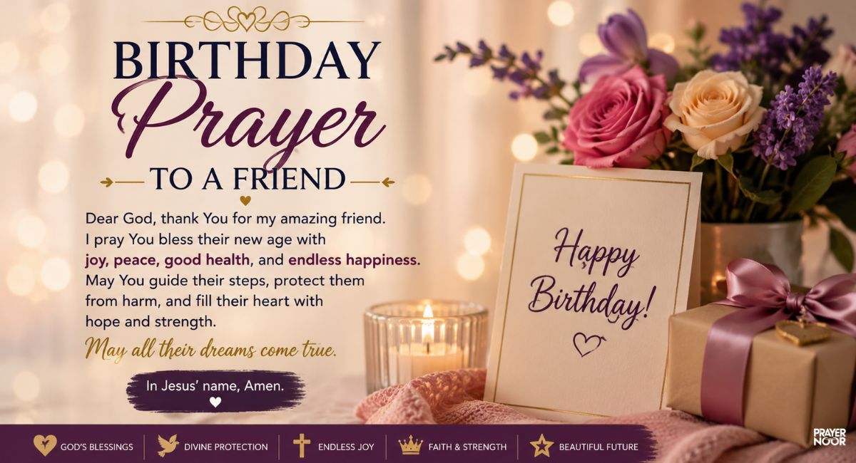 birthday prayer to a friend