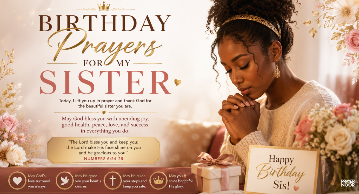 birthday prayers for my sister