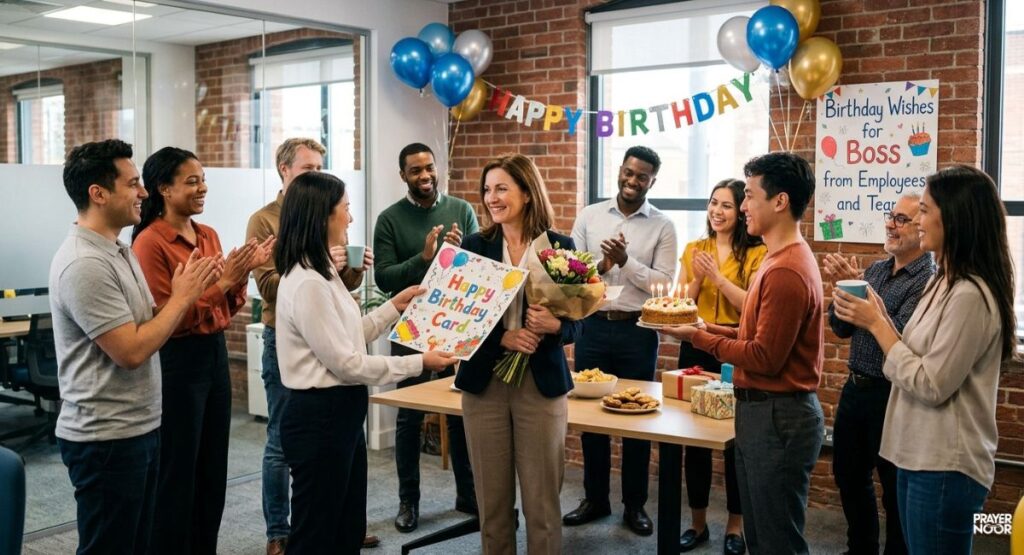 Birthday Wishes for Boss from Employees and Team