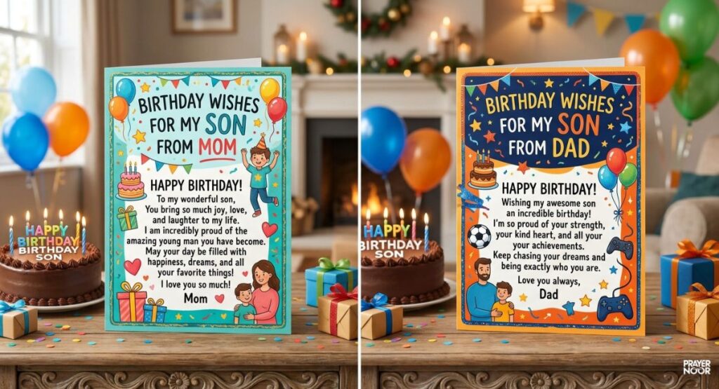 Birthday Wishes for My Son from Mom / Birthday Wishes from Dad