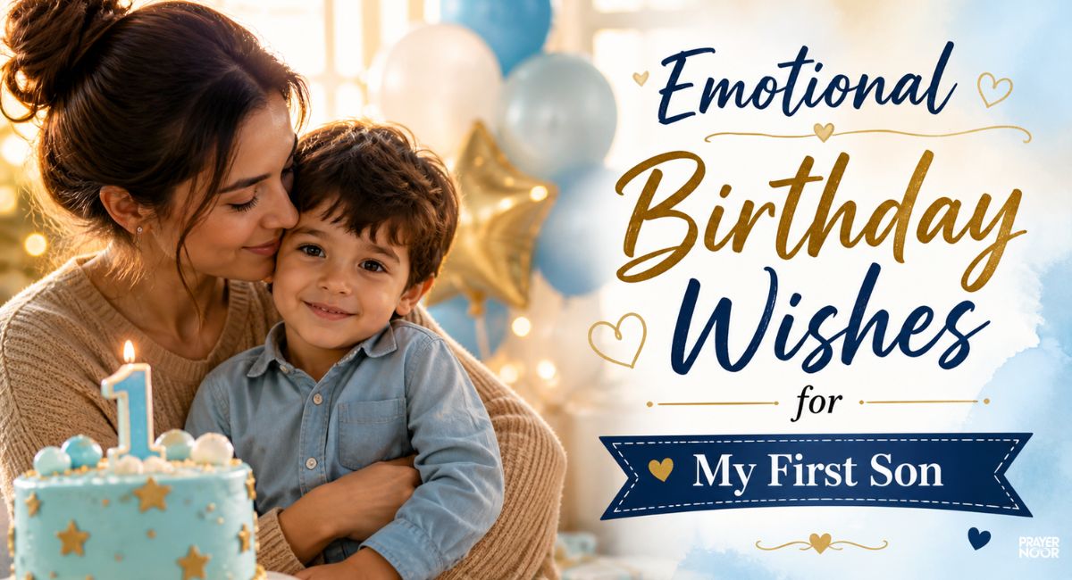 emotional birthday wishes for my first son