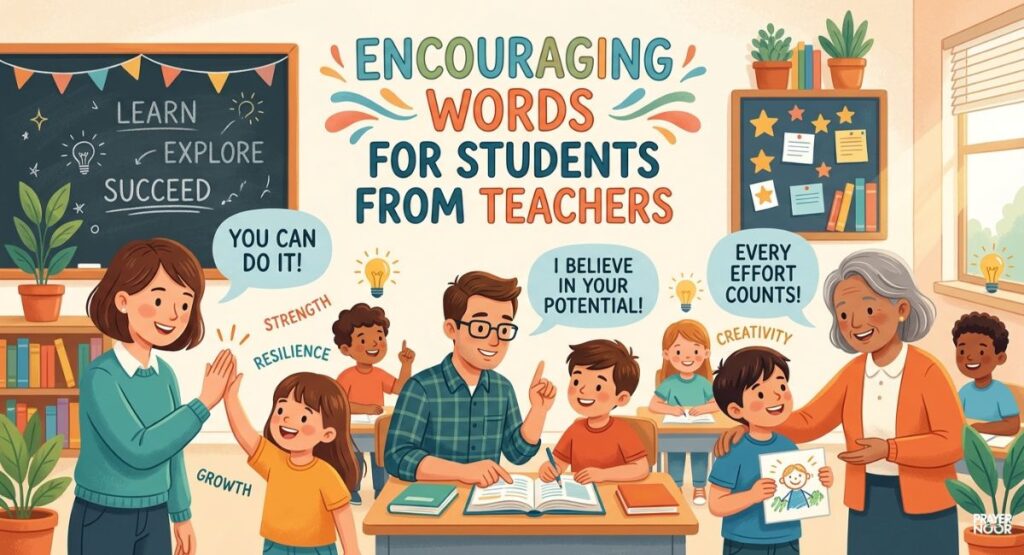 Encouraging Words for Students from Teachers