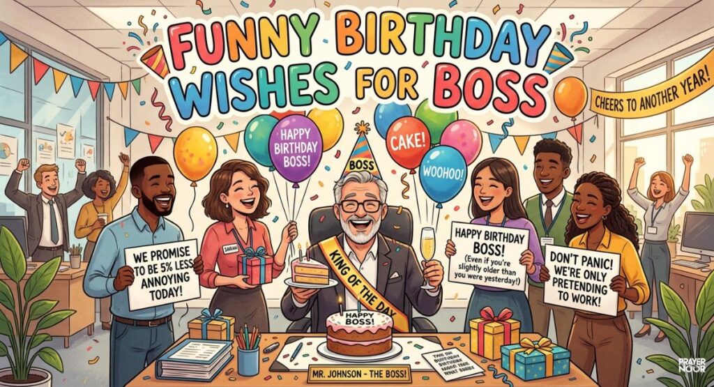 Funny Birthday Wishes for Boss