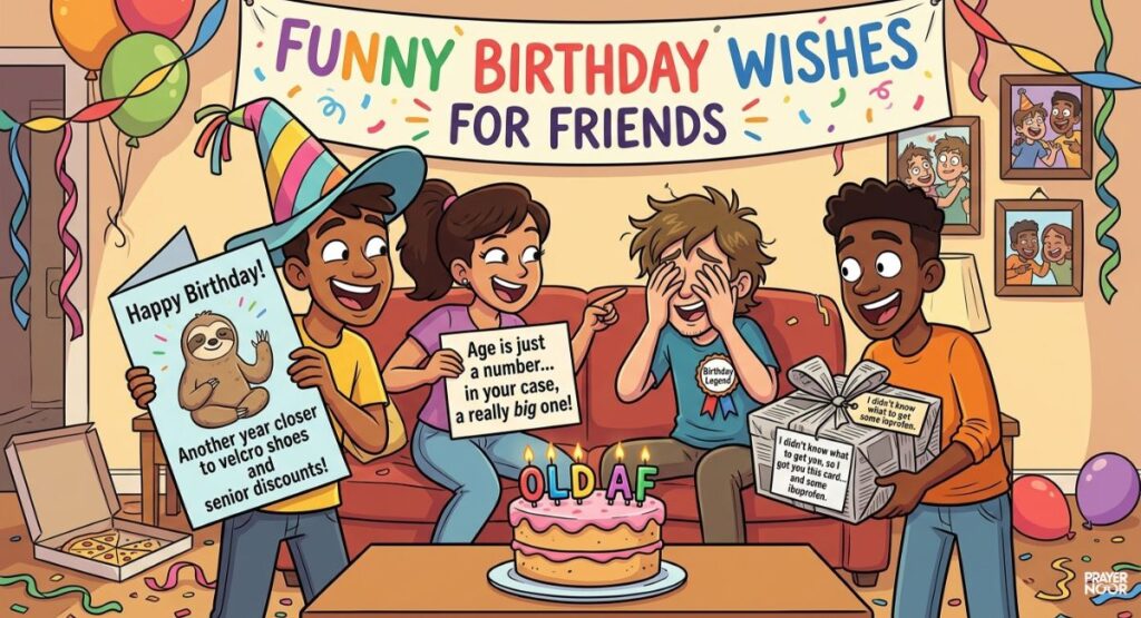 Funny Birthday Wishes for Friends