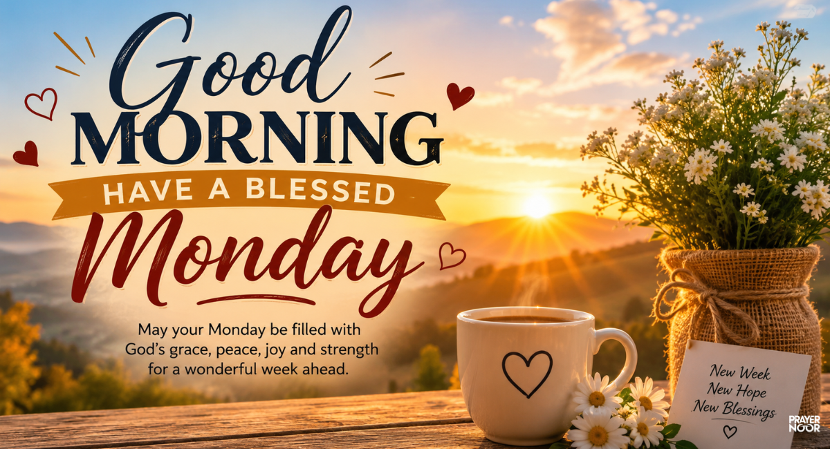 good morning have a blessed monday