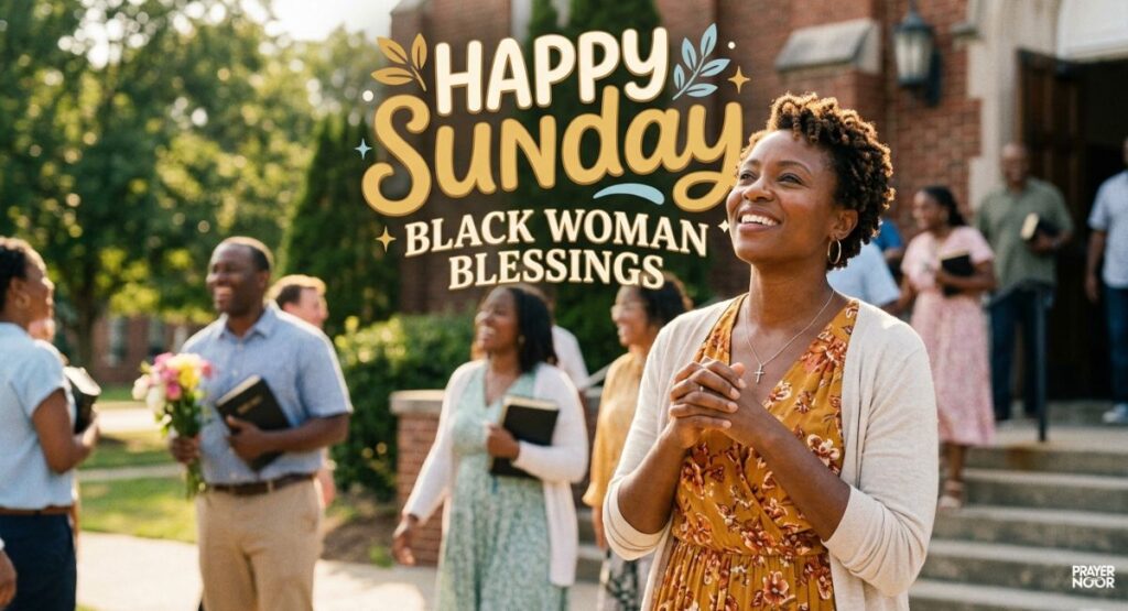 Happy Sunday Black Woman Blessings