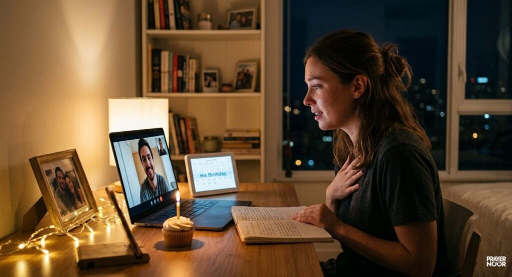 Long Emotional Birthday Prayers for Long-Distance Lover