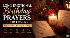 long emotional birthday prayers for lover