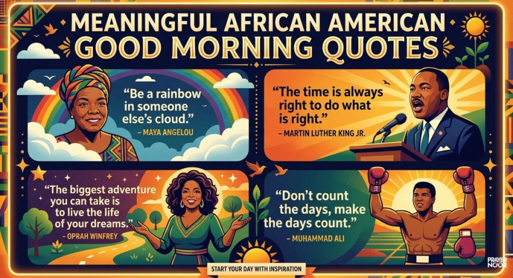 Meaningful African American Good Morning Quotes