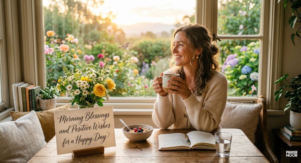 Morning Blessings and Positive Wishes for a Happy Day