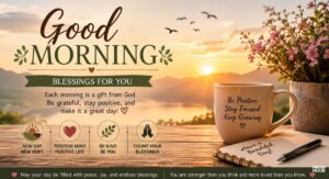 positive good morning blessings