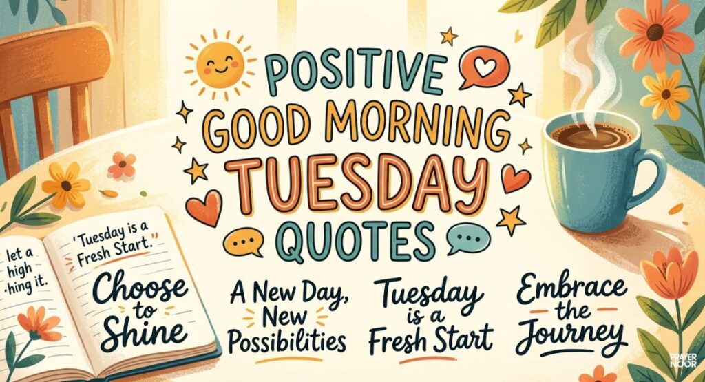 Positive Good Morning Tuesday Quotes
