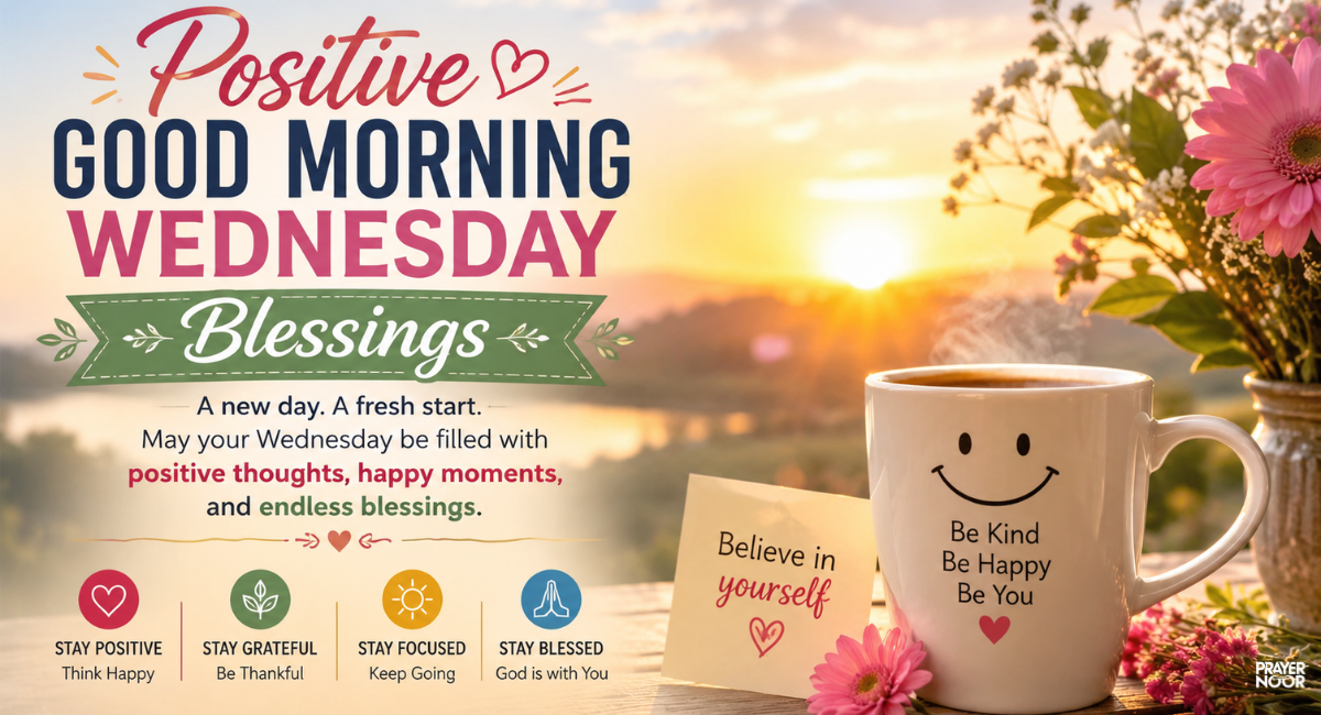 positive good morning wednesday blessings